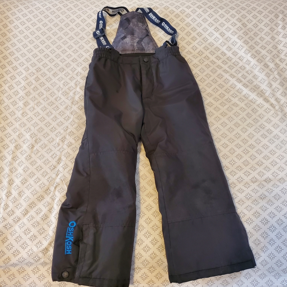 OshKosh B'gosh Kids Black Snow Pants Size 6